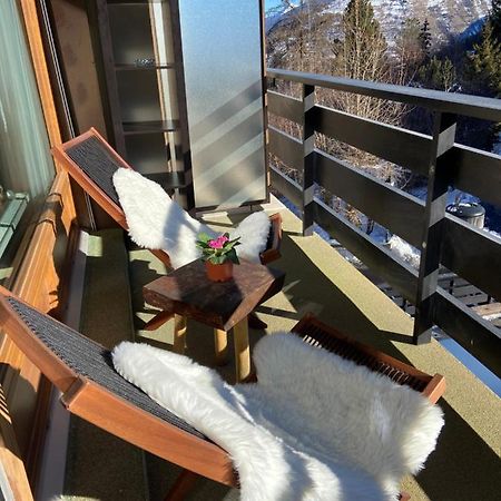 דירות ננדה Sunny Swiss Alps Studio By Telecabine מראה חיצוני תמונה