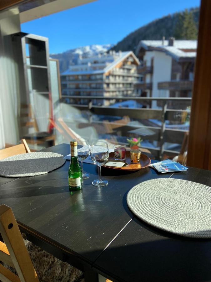 דירות ננדה Sunny Swiss Alps Studio By Telecabine מראה חיצוני תמונה